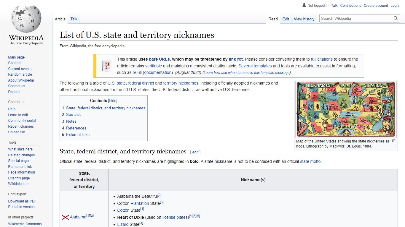 List of U.S. state and territory nicknames - Wikipedia